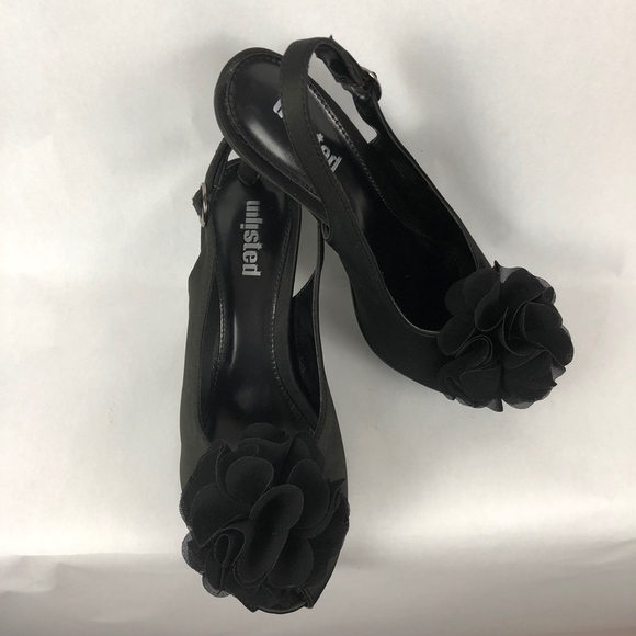 unlisted peep-toe evening heels 8M - Picture 2 of 5